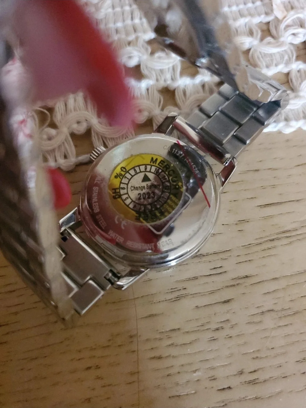 Coach Silver Tone Women's Watch with White Dial and Horse & Carriage Motif